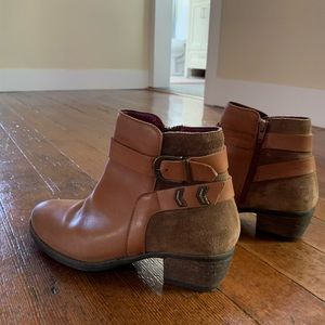 Raffini Brown Leather Ankle Boots